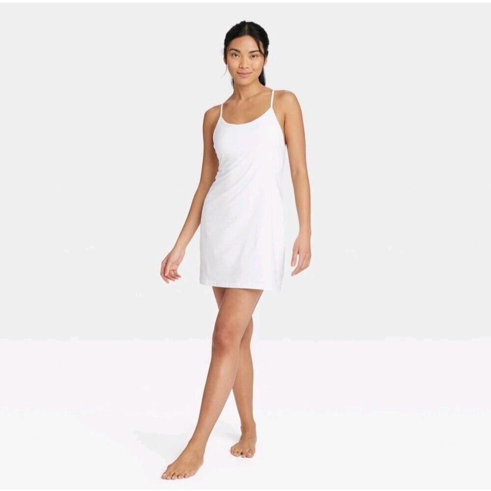 All In Motion White Built-in Shorts Workout Dress Plus Size 4X Women's Active